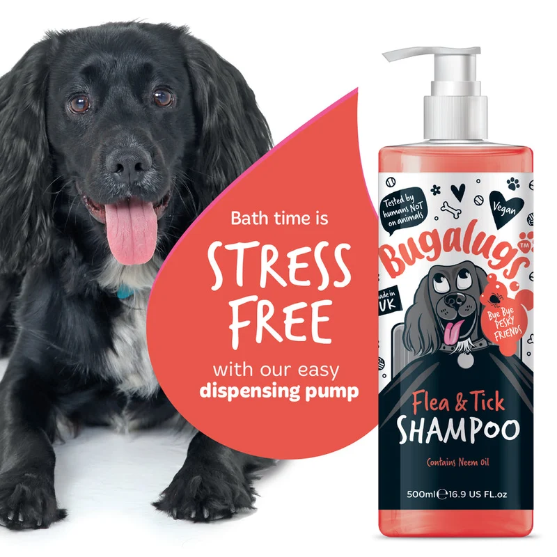 Bugalugs Flea & Tick Dog Shampoo - 500ML