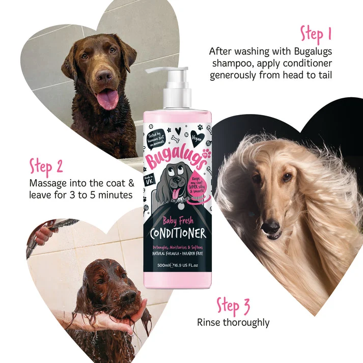 Bugalugs Baby Fresh Dog Conditioner - 500ML