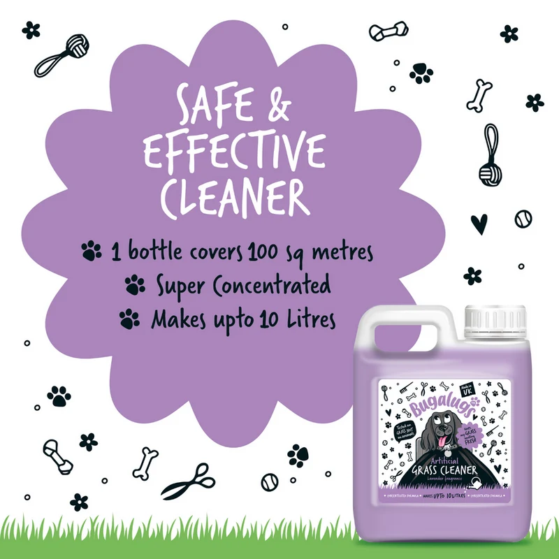 Bugalugs Artificial Grass Cleaner Lavender Scent 1L