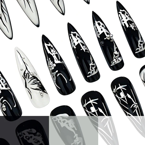 Künstlerische Stiletto-Nagelveränderungen Karnz 1789915460