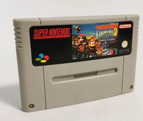 Donkey Kong Country 3 - Dixie Kong's Double Trouble! (SNES - Super Nintendo)