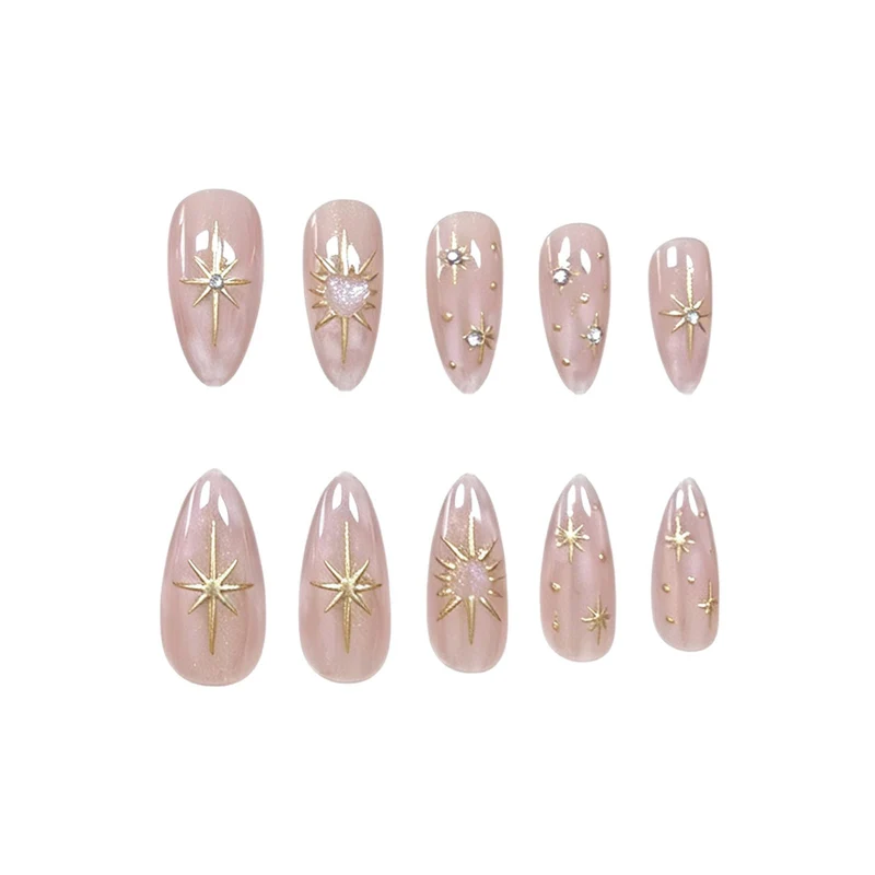 Künstlerische Stiletto Nagelkunst Karnz
