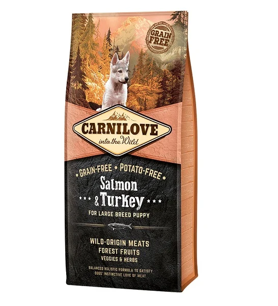 Carnilove Salmon & Turkey Large Breed Puppy Dry Food