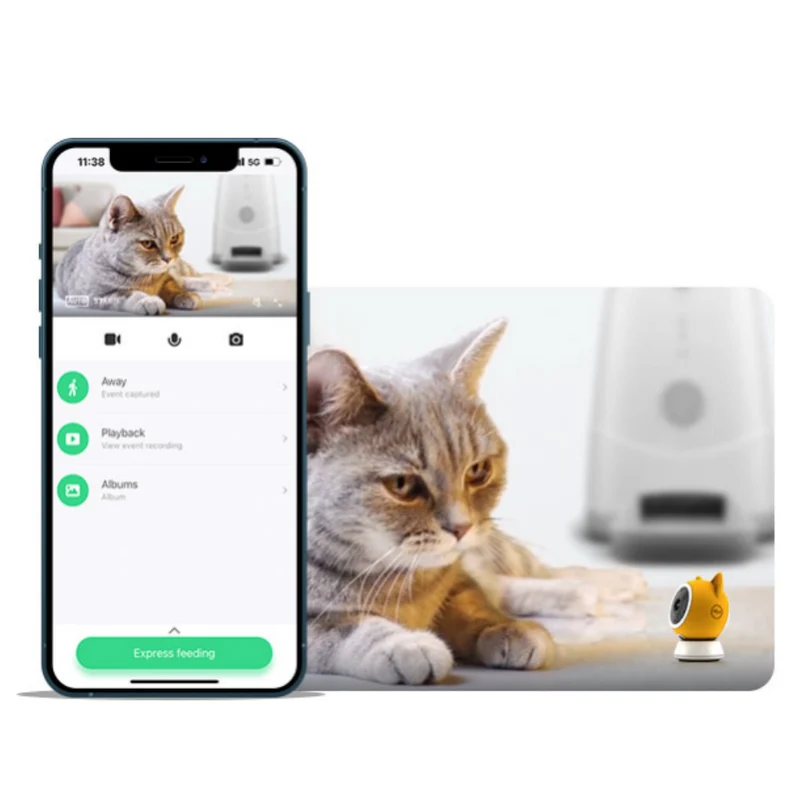 Petoneer HD 2-Way Audio Smart Pet Camera With Motion Sensor & Night Vision