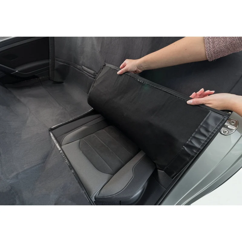 Rücksitz Auto-Schondecke teilbar mit Kopfstützen-Schutz
