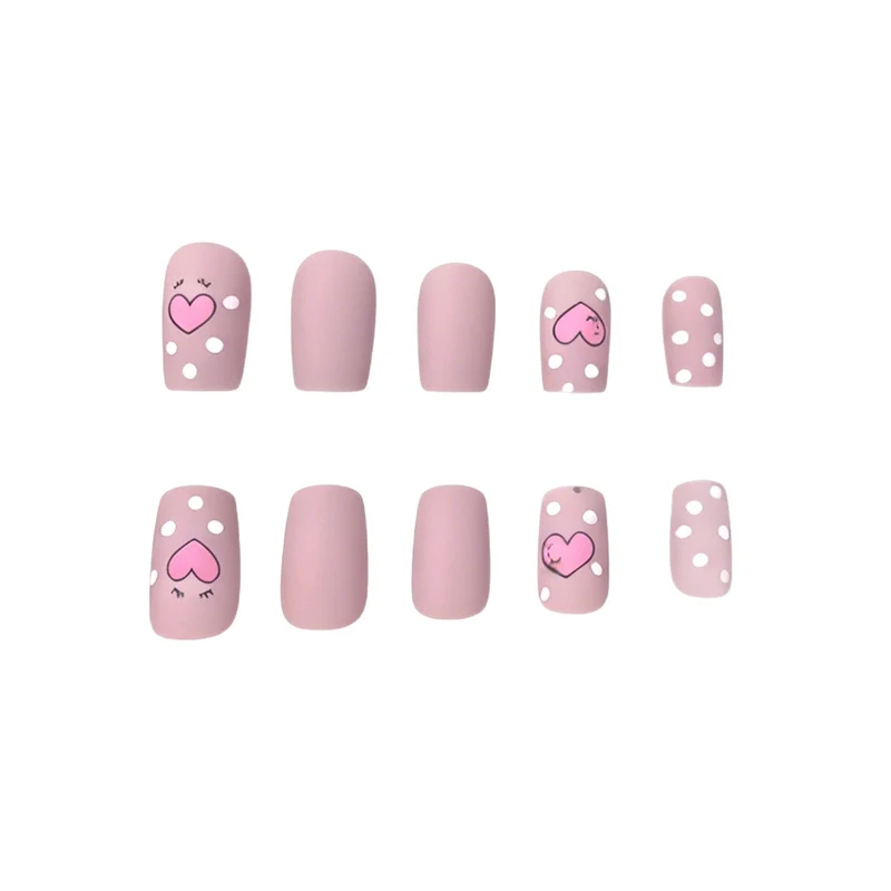 Künstlerische Herz-Themen-Nagelkunst Karnz