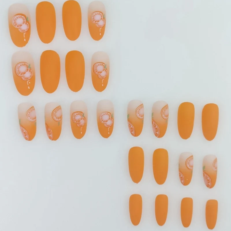 Künstlerische Obst-Themen Nagelkunst Karnz