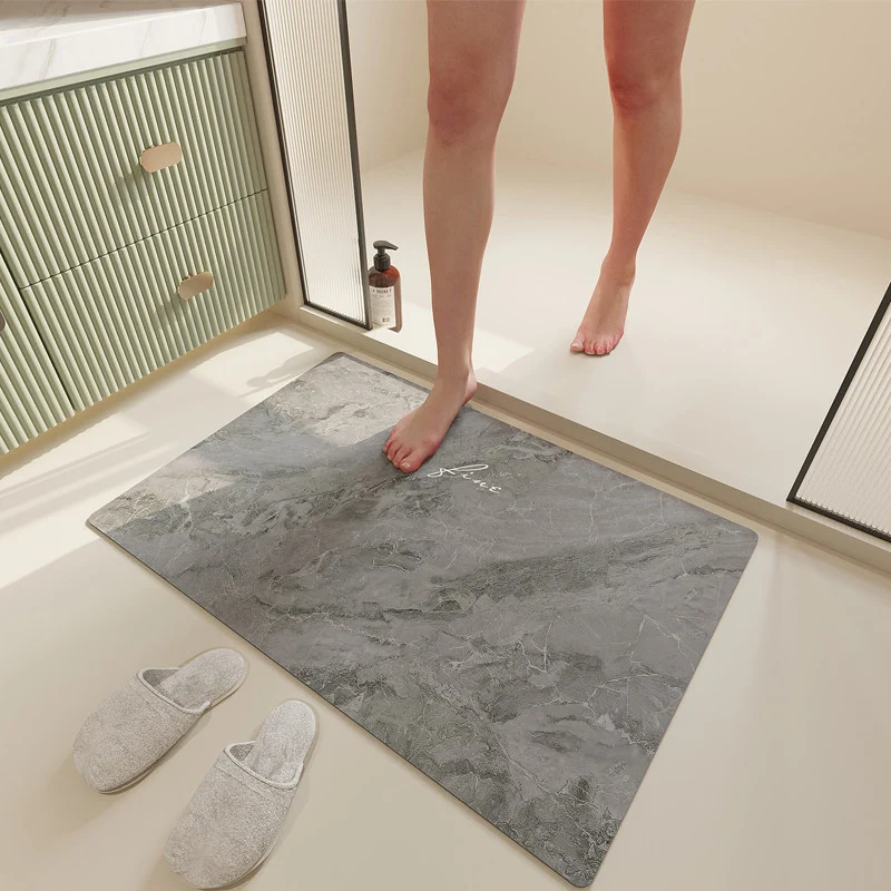 Stylische rutschfeste Badematte