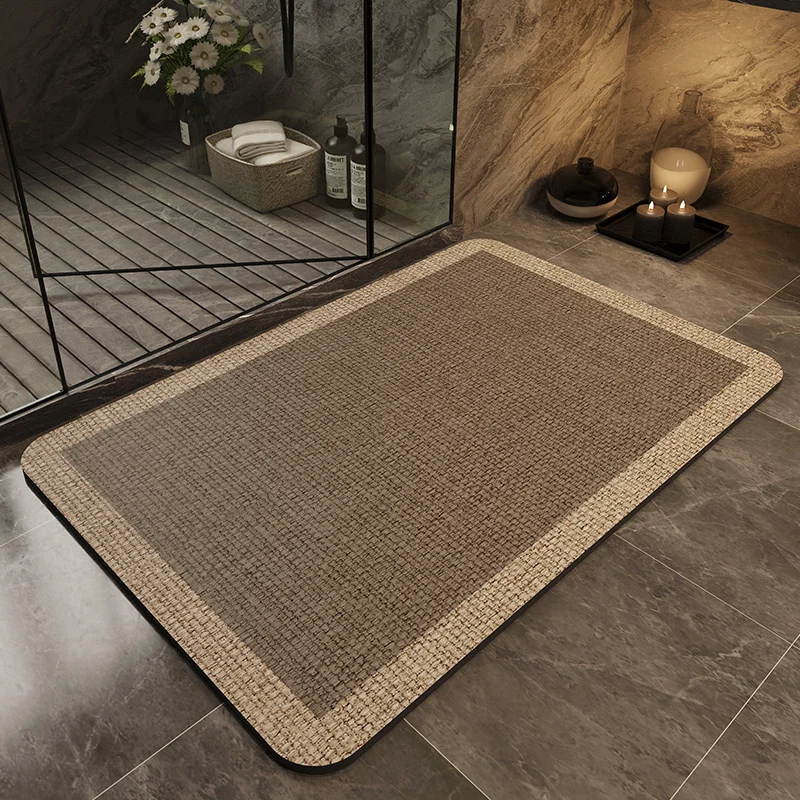 Stylische rutschfeste Badematte