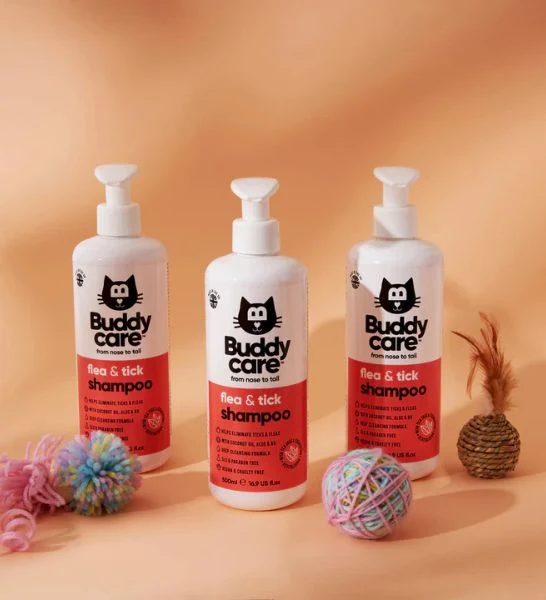 Buddycare Flea & Tick Cat Shampoo