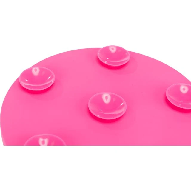 Trixie Lick'n'Snack Round Mat with Suction Pad for Dogs Pink/18cm