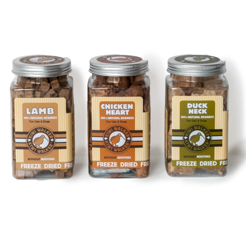 Kiwi Walker Freeze Dried Chicken Heart Snack for Cats & Dogs