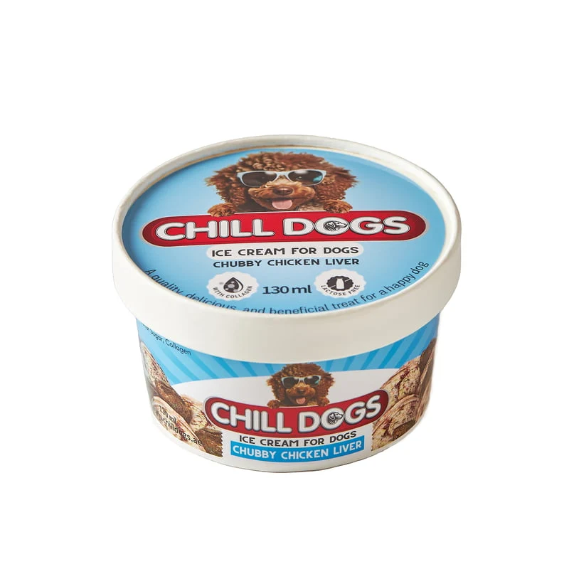 Chill Dogs Party Box Ice Cream Dog Treats 4x130ml