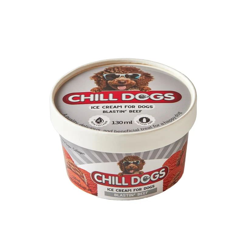 Chill Dogs Party Box Ice Cream Dog Treats 4x130ml