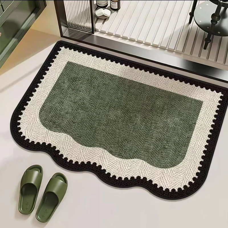 Dekorative Badezimmermatte