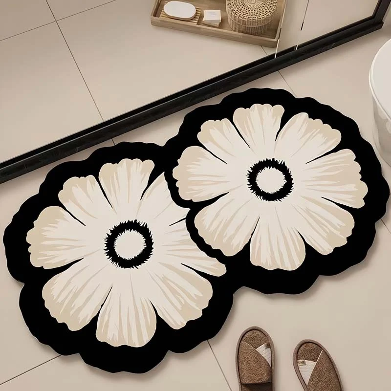 Damen Blumenmuster Badezimmermatte
