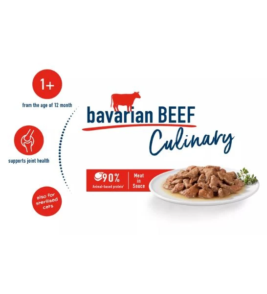 Happy Cat Meat in Sauce Culinary Bavarian Beef 85G