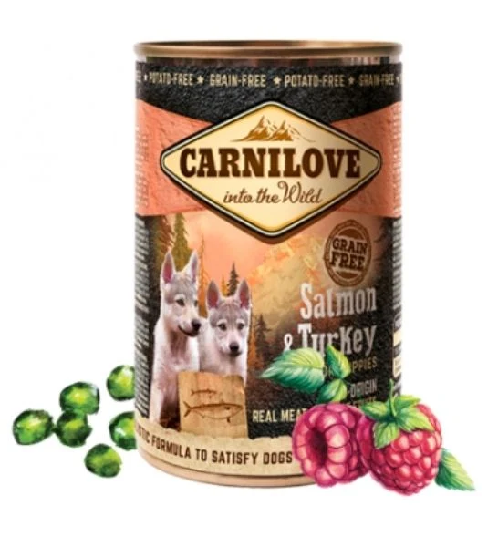 Carnilove Salmon & Turkey for Puppies Wet Food 400G