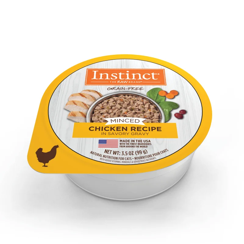 Instinct Grain-Free Minced Real Chicken Recipe Wet Cat Food
