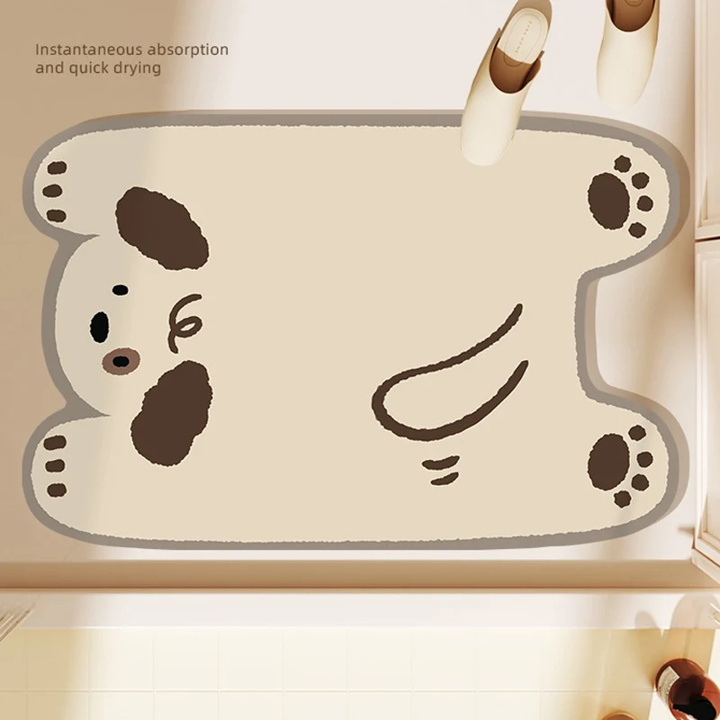 Verspielt Tierdesign Badmatte