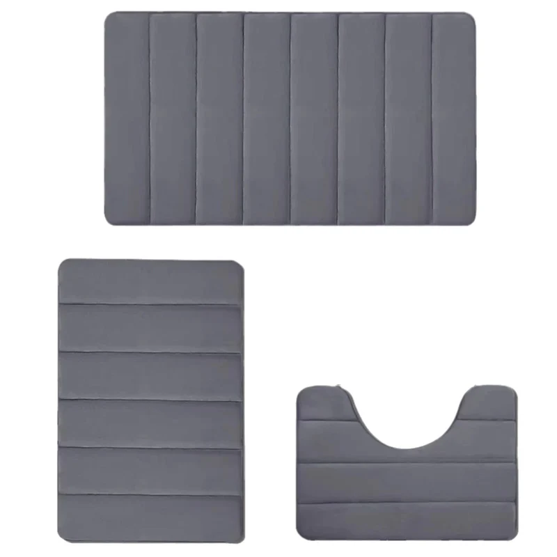 Rutschfeste Badezimmer Komfortmatte Set