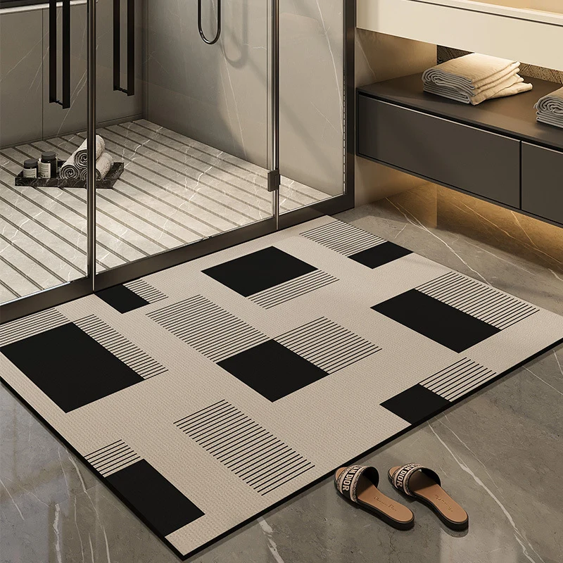Luxuriöser Badezimmer-Teppich