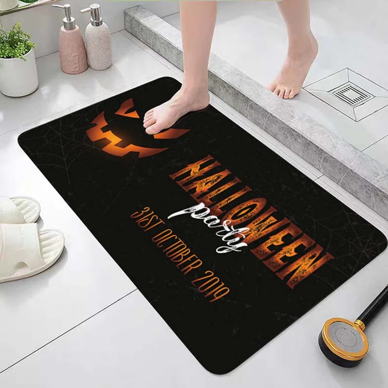 Halloween-Themen-Dekor-Badvorleger