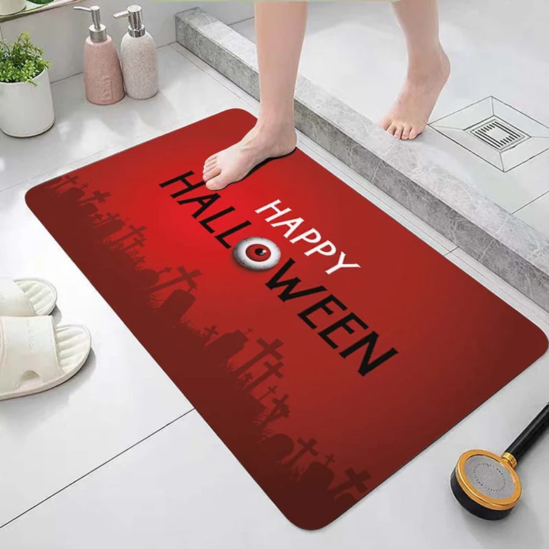 Halloween-Themen-Dekor-Badvorleger