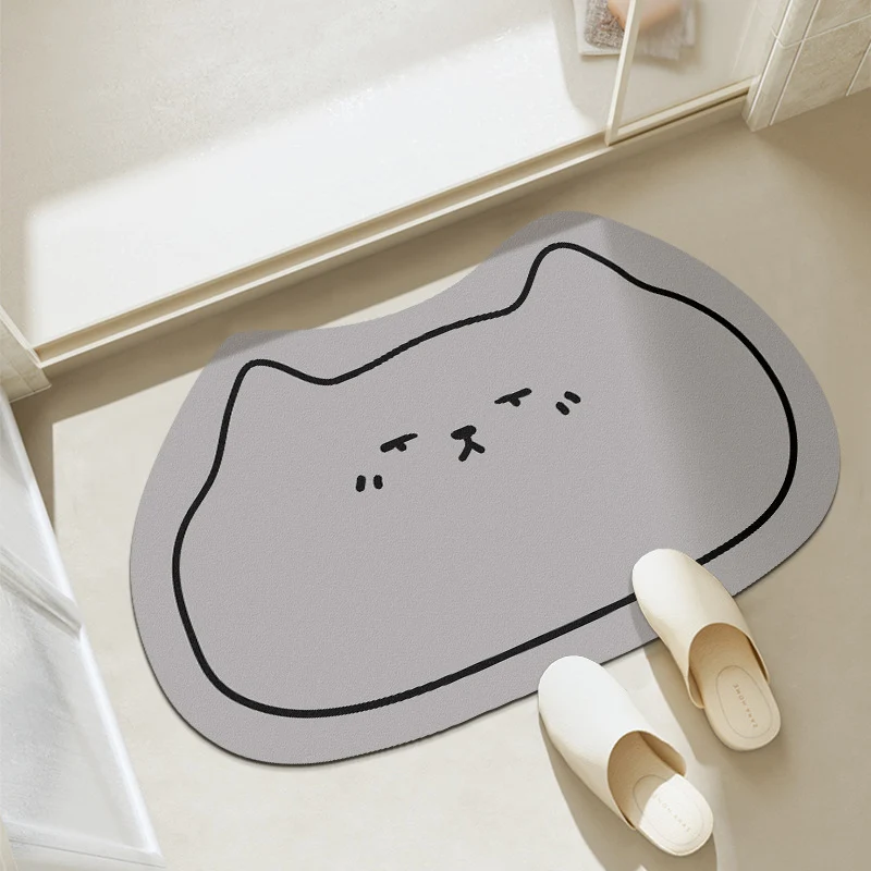 Katzen-Themen-Badmatte
