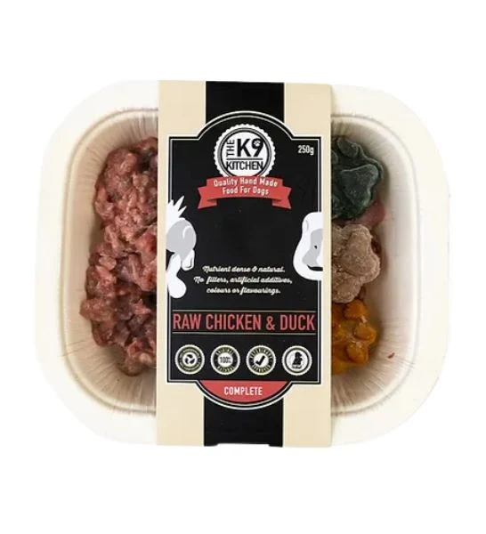 The K9 Kitchen Chicken & Duck Raw Complete Dog Food