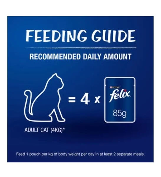 PURINA Felix Sensations Jellies with Chicken and Spinach Wet Cat Food 85G