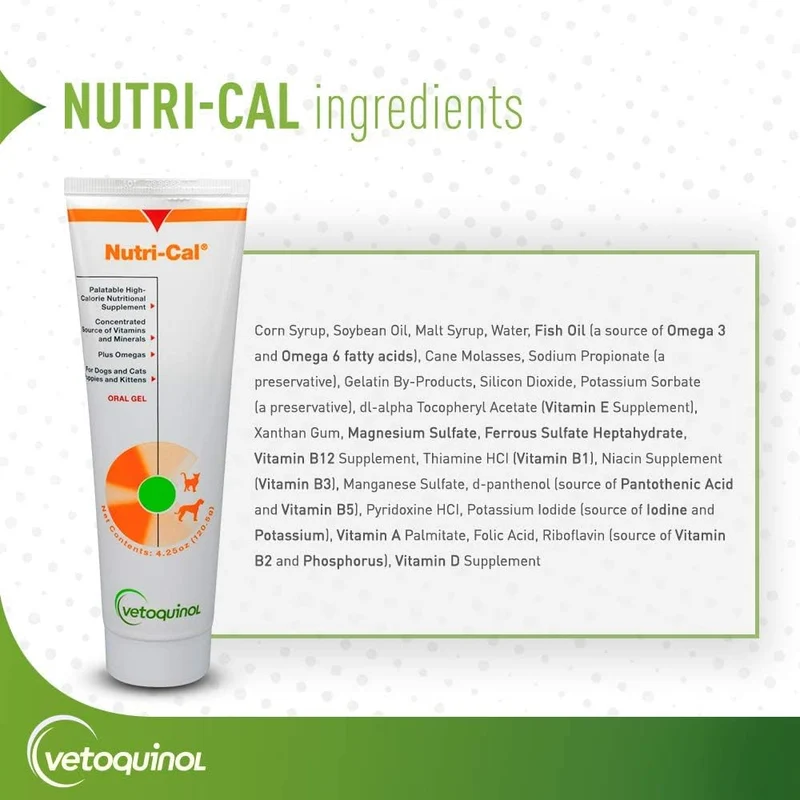 Vetoquinol Care Nutri-Cal Gel Appetite Supplement for Dogs & Cats 120g