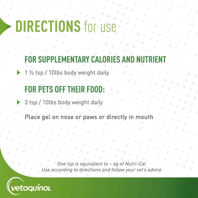 Vetoquinol Care Nutri-Cal Gel Appetite Supplement for Dogs & Cats 120g