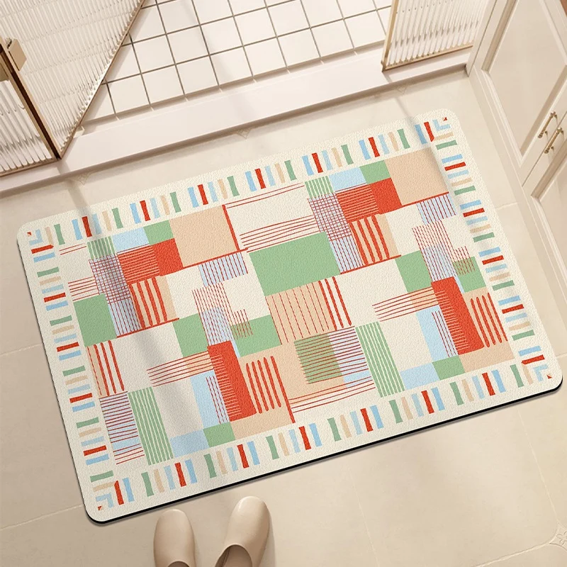 Stilvolle geometrische Muster-Badmatte