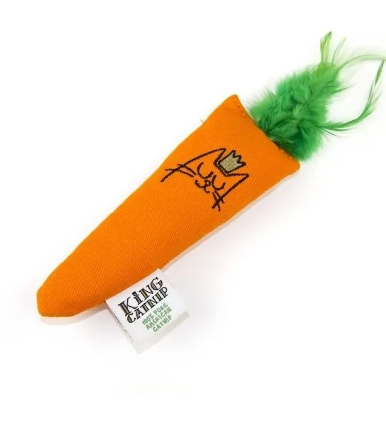 King Catnip Carrot Cat Toy 26x3.5x6cm