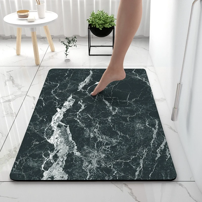 Luxuriöse Marmor Druck Badmatte