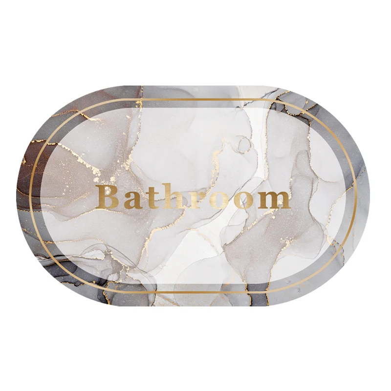 Luxuriöse Marmor Design Badematte