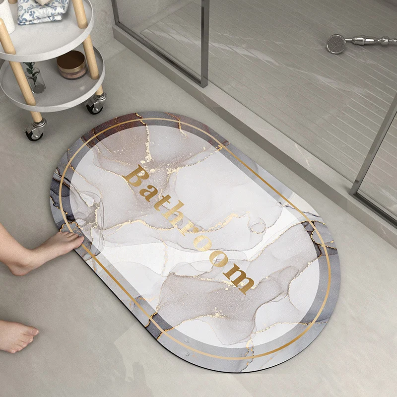 Luxuriöse Marmor Design Badematte