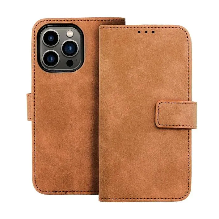 iPhone 14 Pro Max Magnet Book Tender Braun