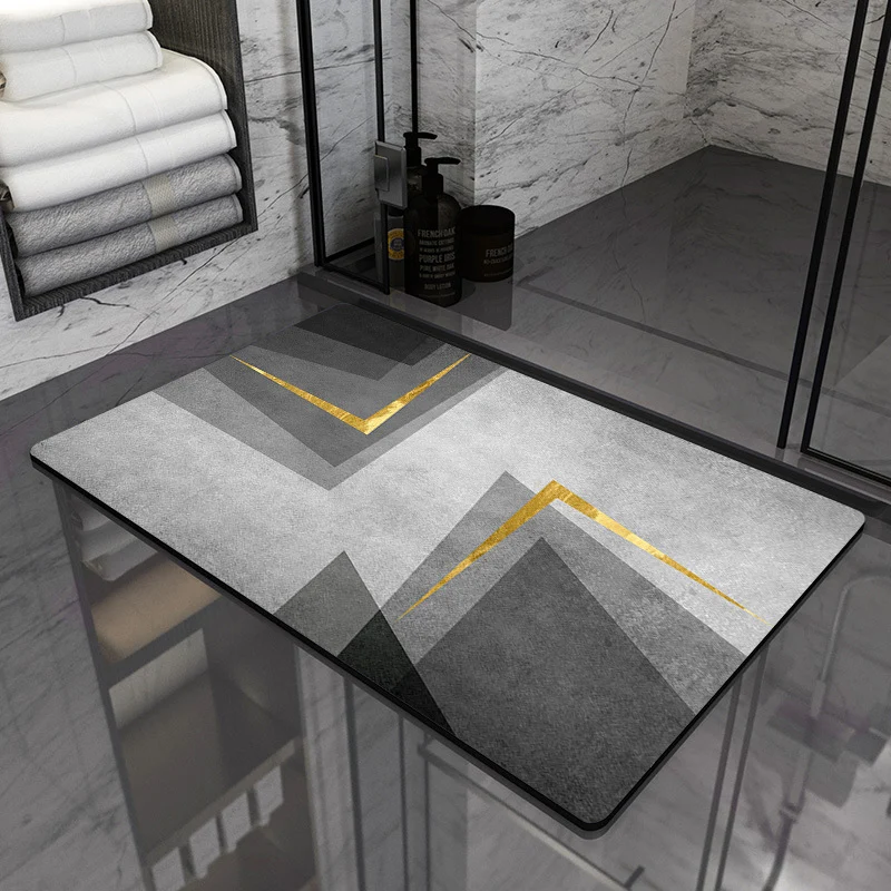 Geometrisches Muster Badeteppich