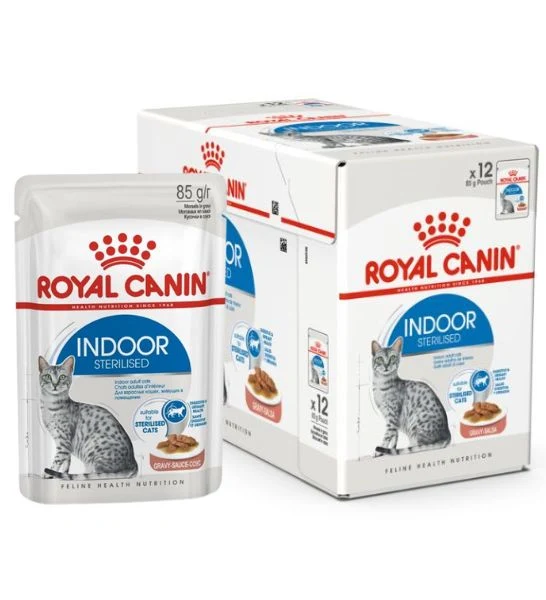 Royal Canin Indoor Sterilised In Gravy Cat Wet Food 85G