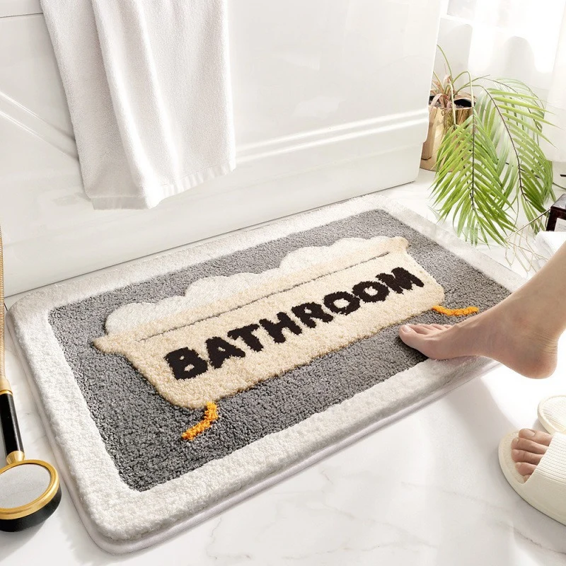 Niedlicher katzenmotivierter Badezimmermatte