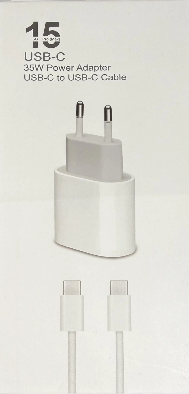Travel Adapter (35W) mit Kabel USB-C auf USB-C