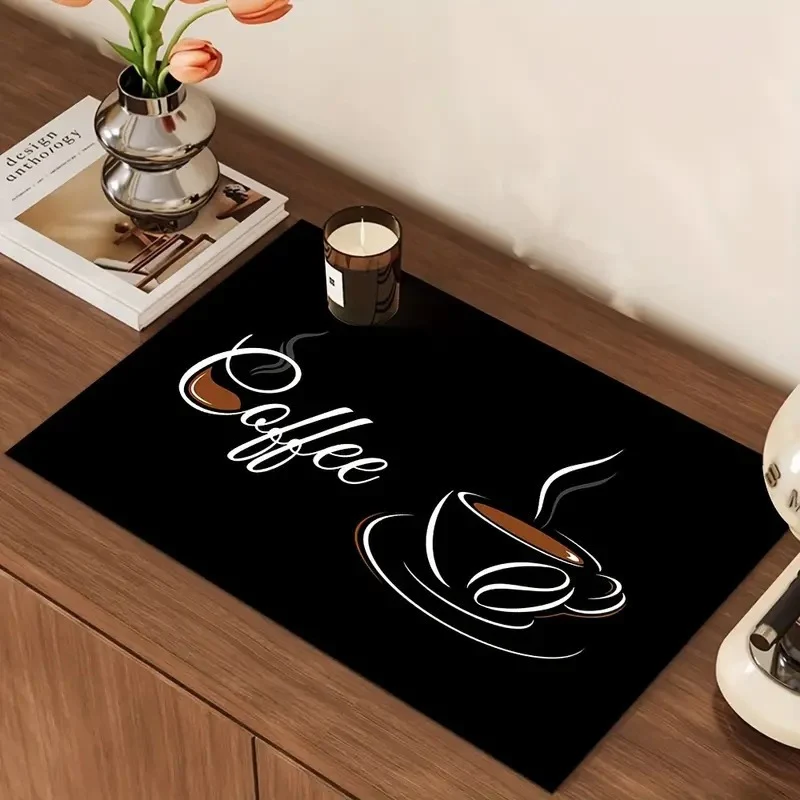 Kaffee-Thema Küchenmatte