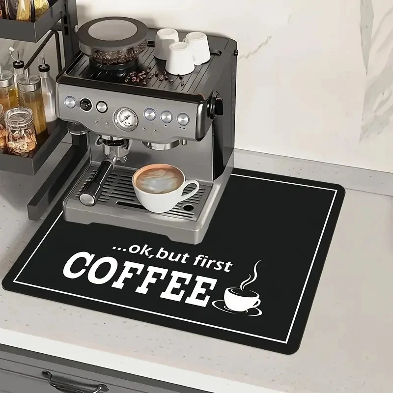 Kaffee-Thema Küchenmatte