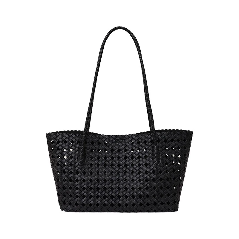 Gewebte Leder Tragetasche