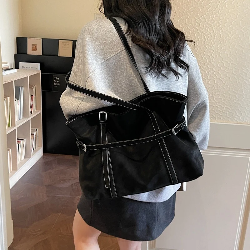 Vielseitige Weiche Faux-Leder Tote Bag