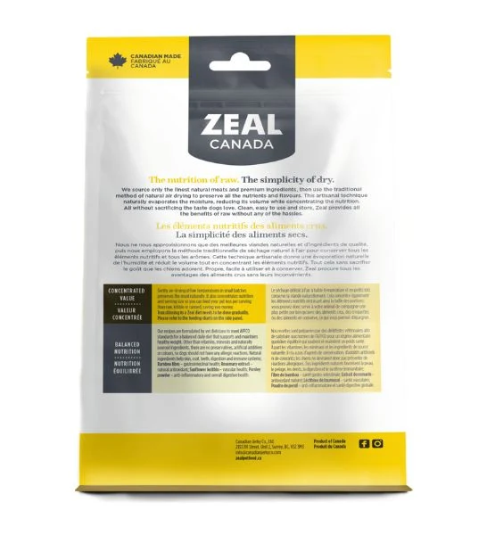 Zeal Air Dried Chicken Recipe Dry Dog Food 2.2lb