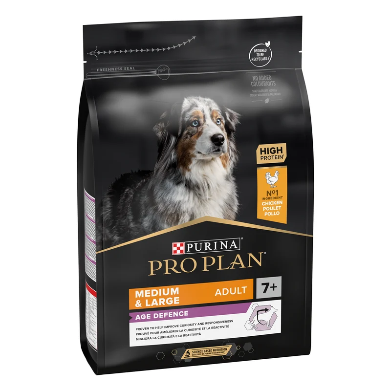 PURINA Pro Plan Opti Age Medium & Large Adult 7+ Chicken Dog Dry Food