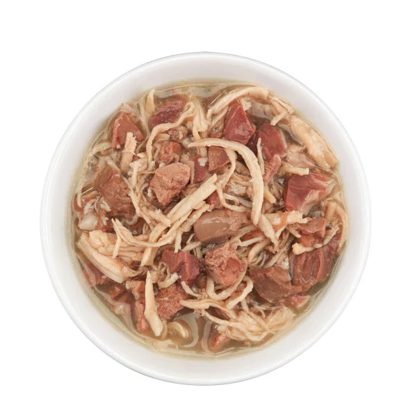Schesir After Dark Wholefood In Broth Chicken With Beef Wet Cat Food 80G